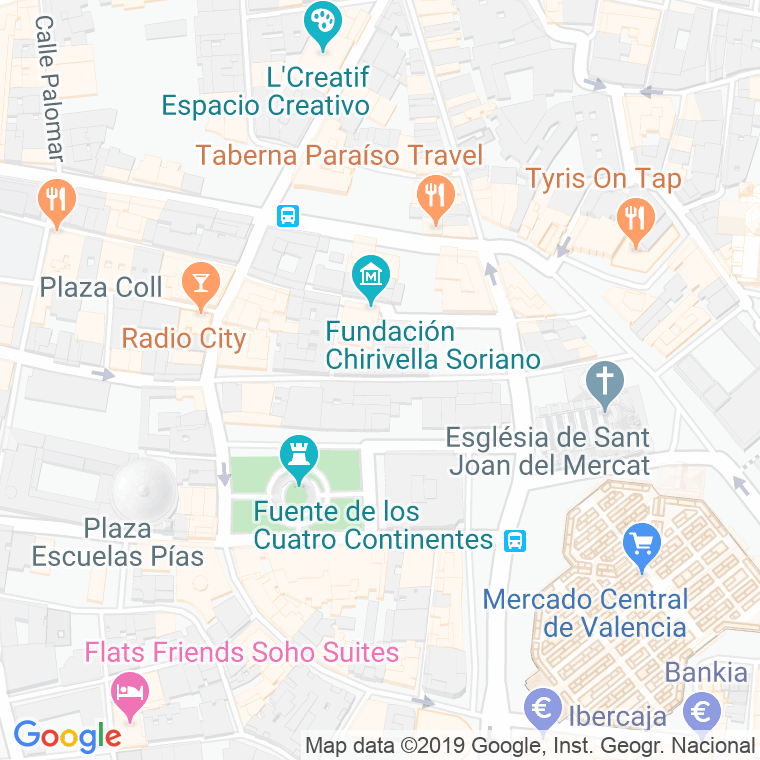 Código Postal calle Eixarchs en Valencia