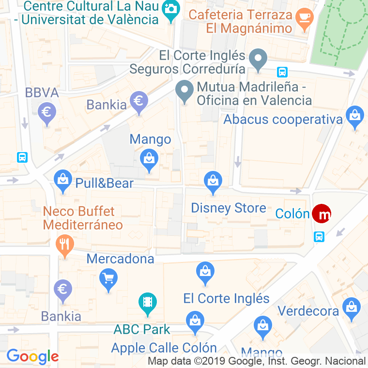 Código Postal calle Doctor Romagosa en Valencia