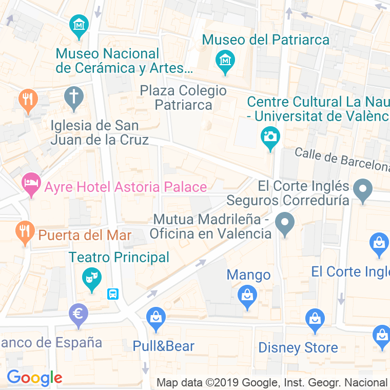 Código Postal calle Redencion en Valencia
