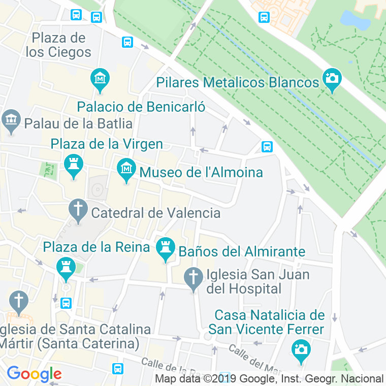 Código Postal calle Baron De Petres en Valencia