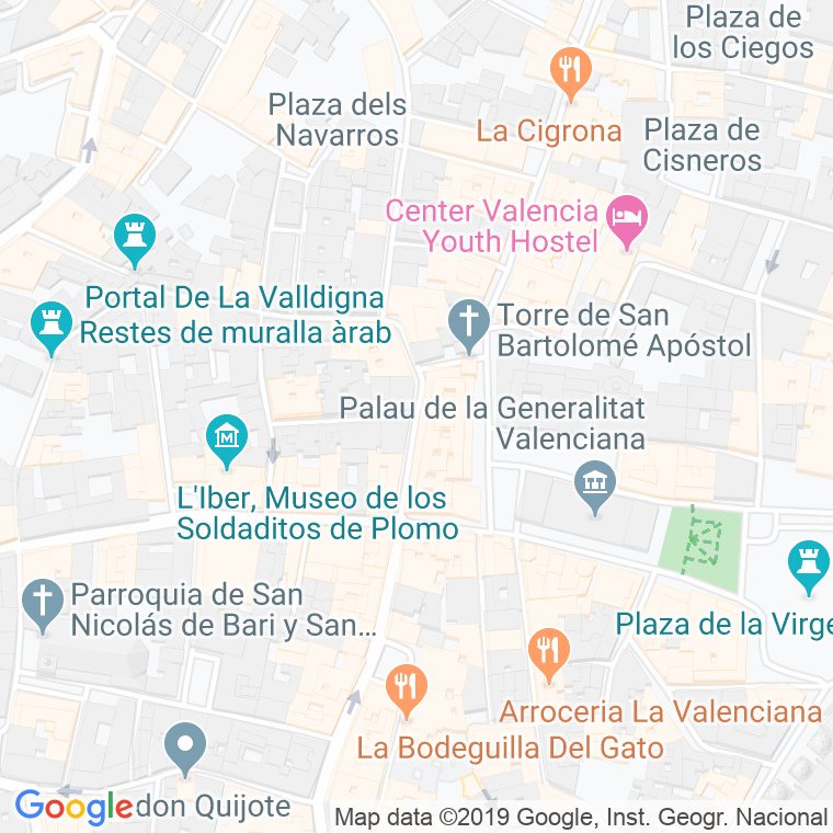 Código Postal calle Borja, Los en Valencia