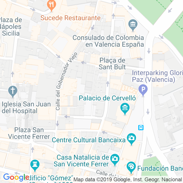 Código Postal calle En Gordo en Valencia