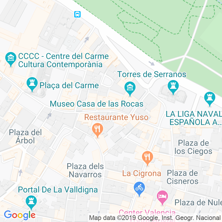 Código Postal calle En Roda en Valencia