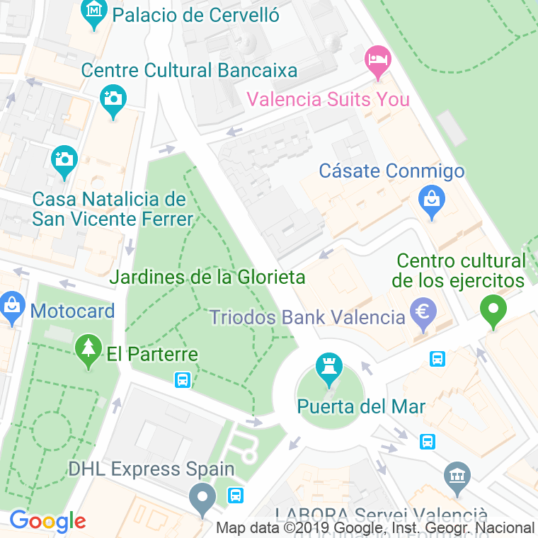 Código Postal calle General Palanca en Valencia