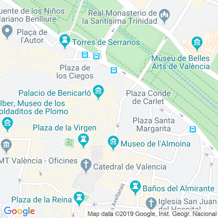 Código Postal calle Historiador Chabas en Valencia