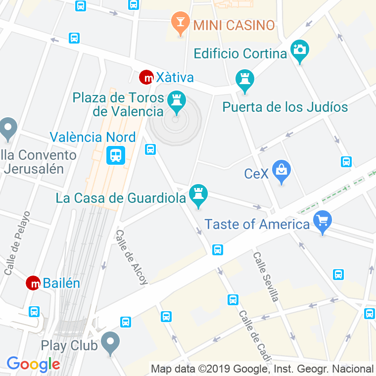 Código Postal calle General Sanmartin en Valencia