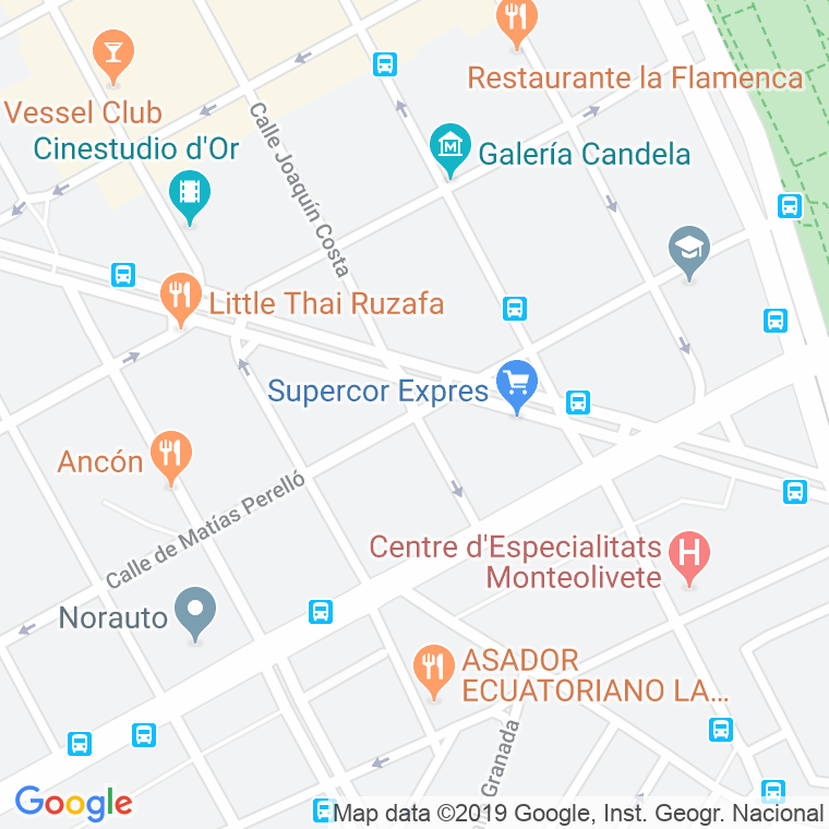 Código Postal calle Papa Alejandro Vi en Valencia