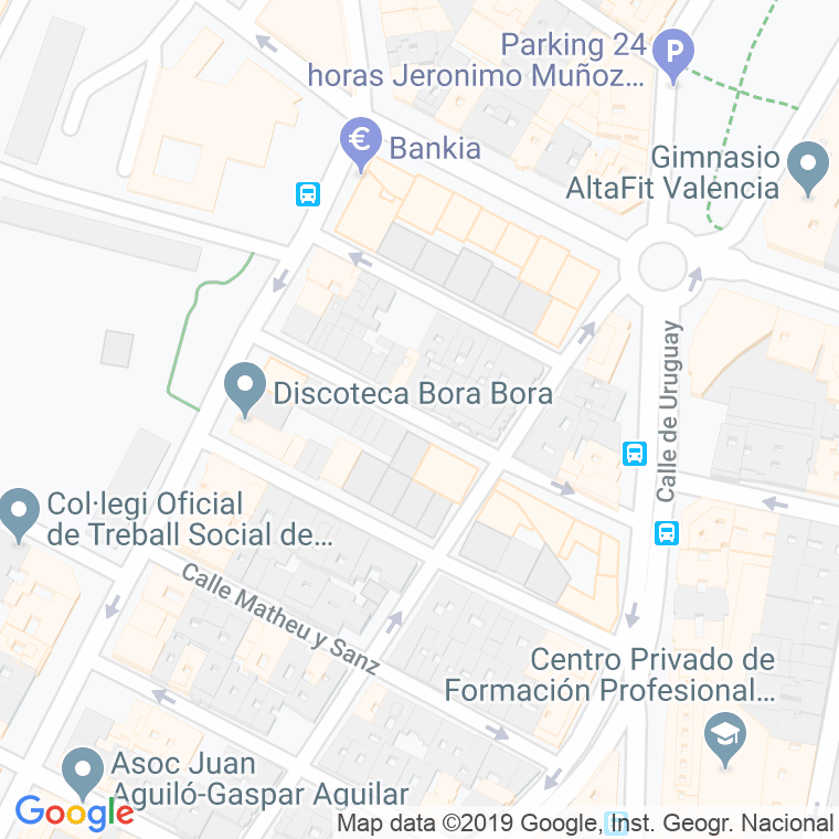 Código Postal calle Bonifacio Ferrer en Valencia