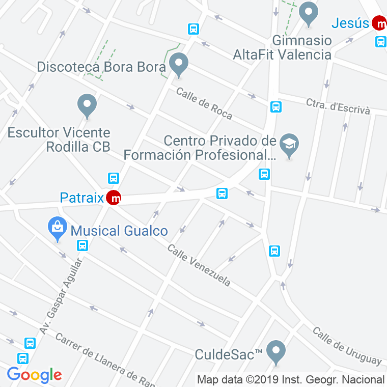 Código Postal calle Jaime Beltran en Valencia