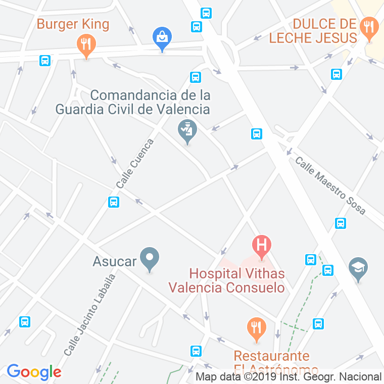 Código Postal calle Lladro Y Malli en Valencia