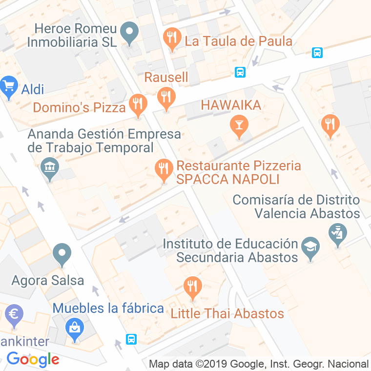 Código Postal calle Heroe Romeu en Valencia