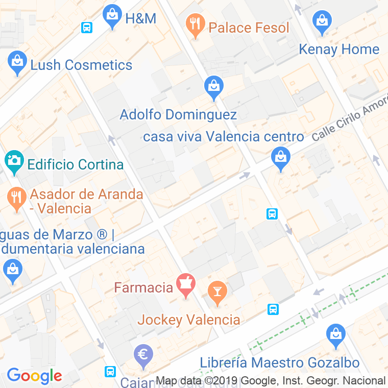 Código Postal calle Alboraya   (Impares Del 1 Al Final)  (Pares Del 2 Al Final) en Valencia