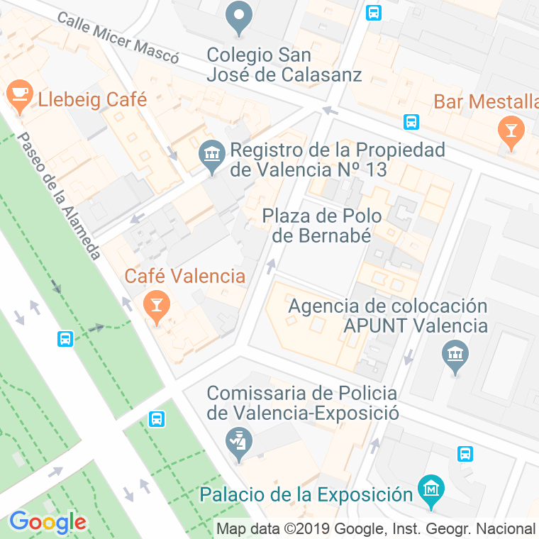 Código Postal calle Armando Palacio Valdes en Valencia