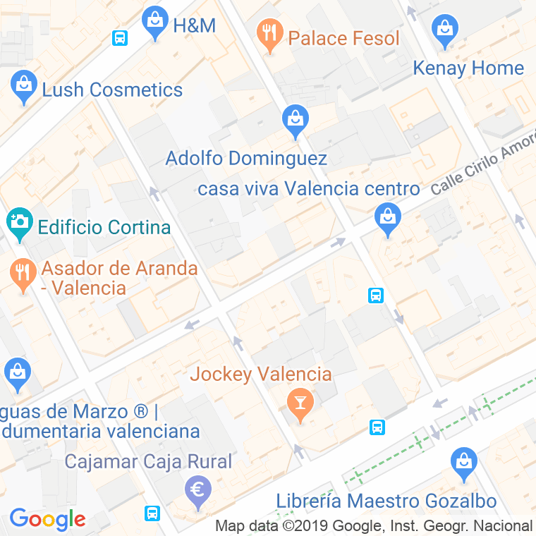 Código Postal calle Benimaclet, camino Viejo (Impares Del 1 Al Final)  (Pares Del 2 Al Final) en Valencia