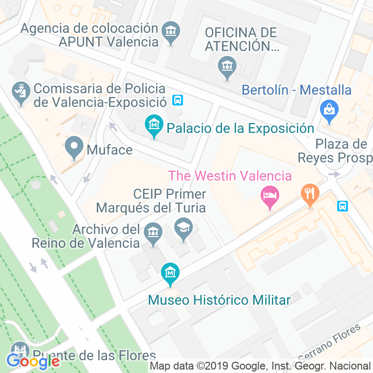 Código Postal calle Galicia, plaza en Valencia