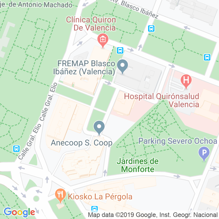 Código Postal calle Legion Española, plaza en Valencia