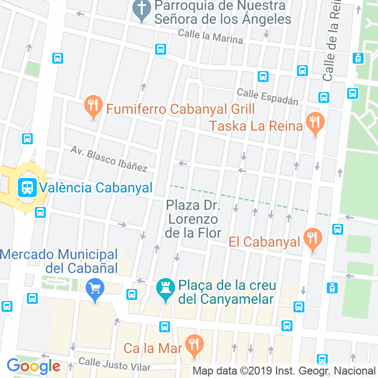 Código Postal calle Angeles, Los en Valencia