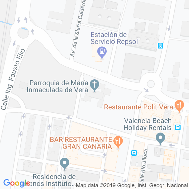 Código Postal calle Ermita De Vera en Valencia