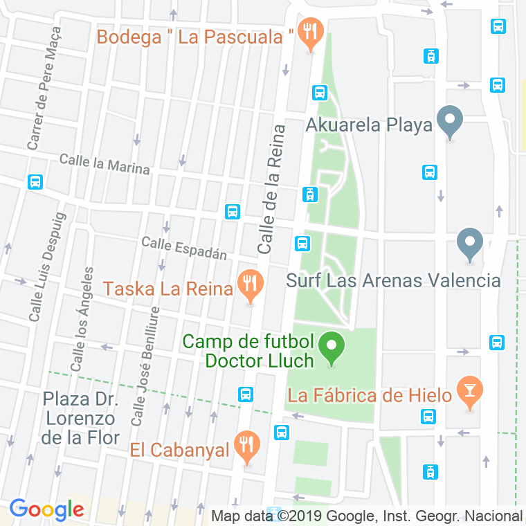 Código Postal calle Espadan en Valencia