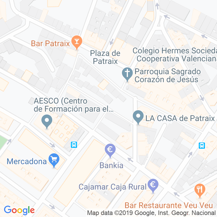 Código Postal calle Alcudia L', carrer en Valencia