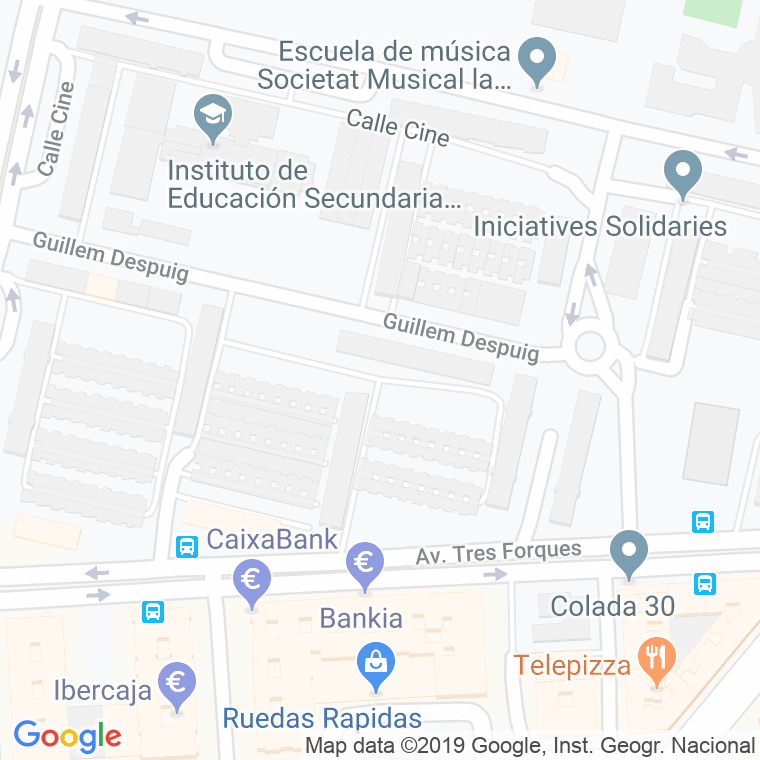 Código Postal calle Arturo Fosar en Valencia