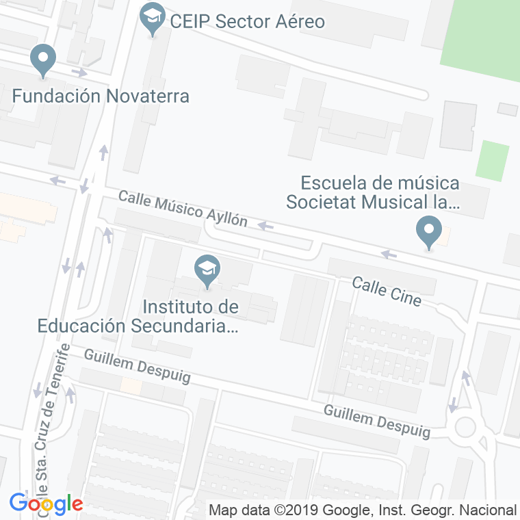 Código Postal calle Casilda Castellvi en Valencia