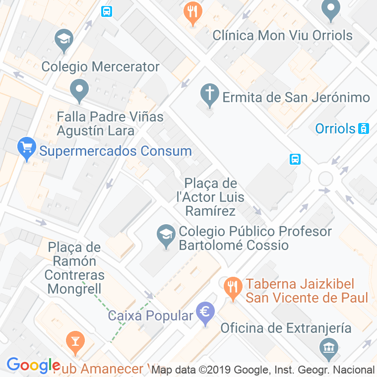 Código Postal calle Higueruelas en Valencia