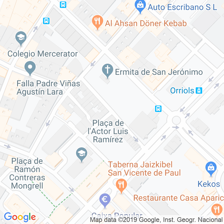Código Postal calle Historiador Chabret en Valencia
