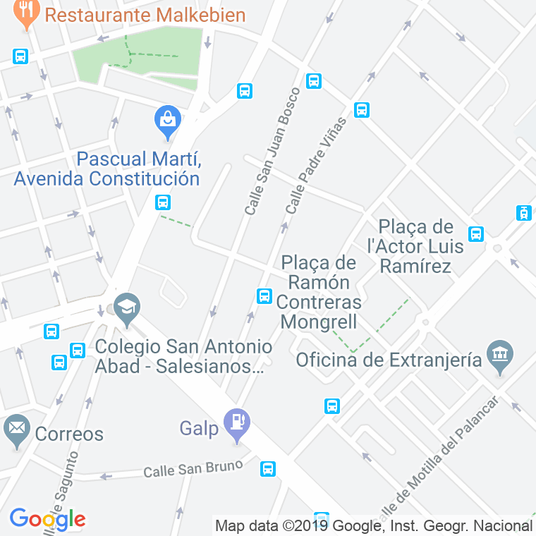 Código Postal calle Juan Reig Genoves en Valencia