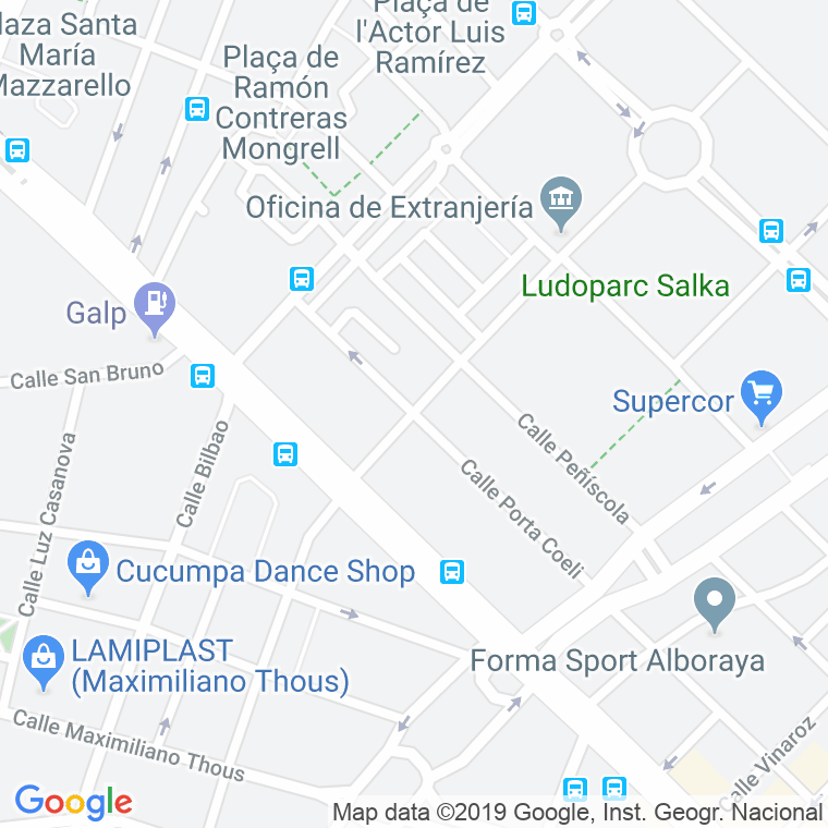 Código Postal calle Portacoeli en Valencia