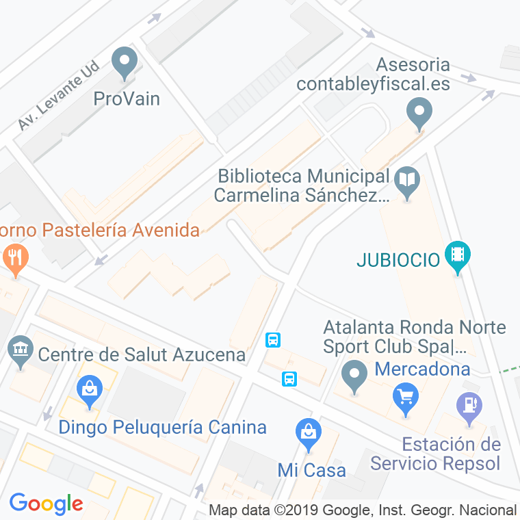 Código Postal calle Alcalde Gurrea en Valencia