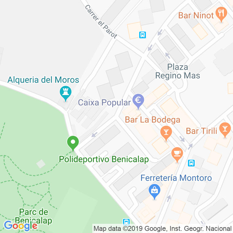 Código Postal calle Amadeo Desfilis en Valencia