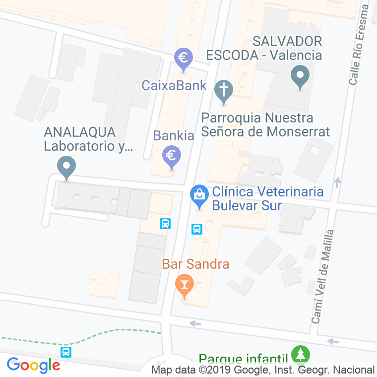 Código Postal calle Isla De Formentera en Valencia