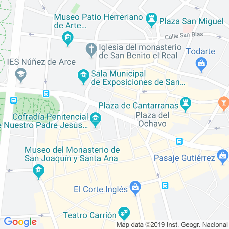 Código Postal calle Manzana en Valladolid