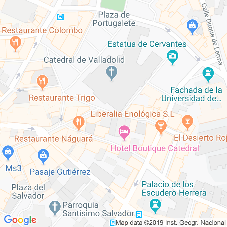 Código Postal calle Arribas en Valladolid