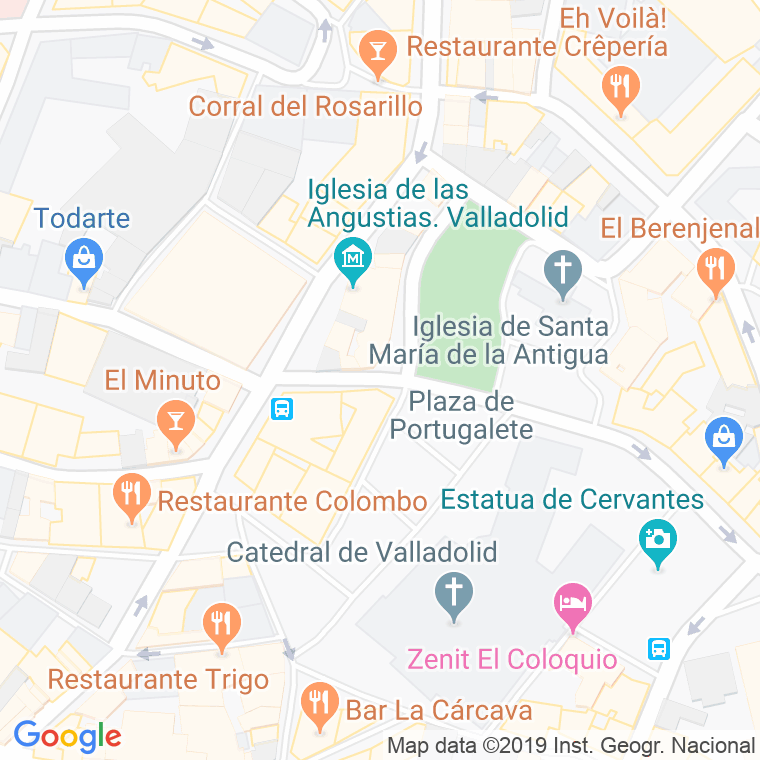 Código Postal calle Echegaray en Valladolid