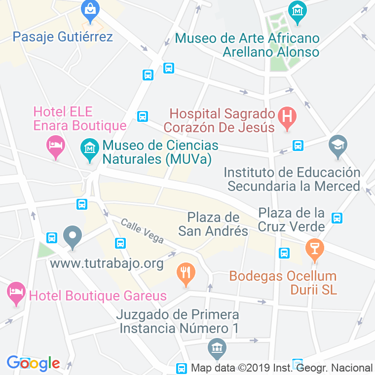 Código Postal calle Jose Maria Lacort en Valladolid