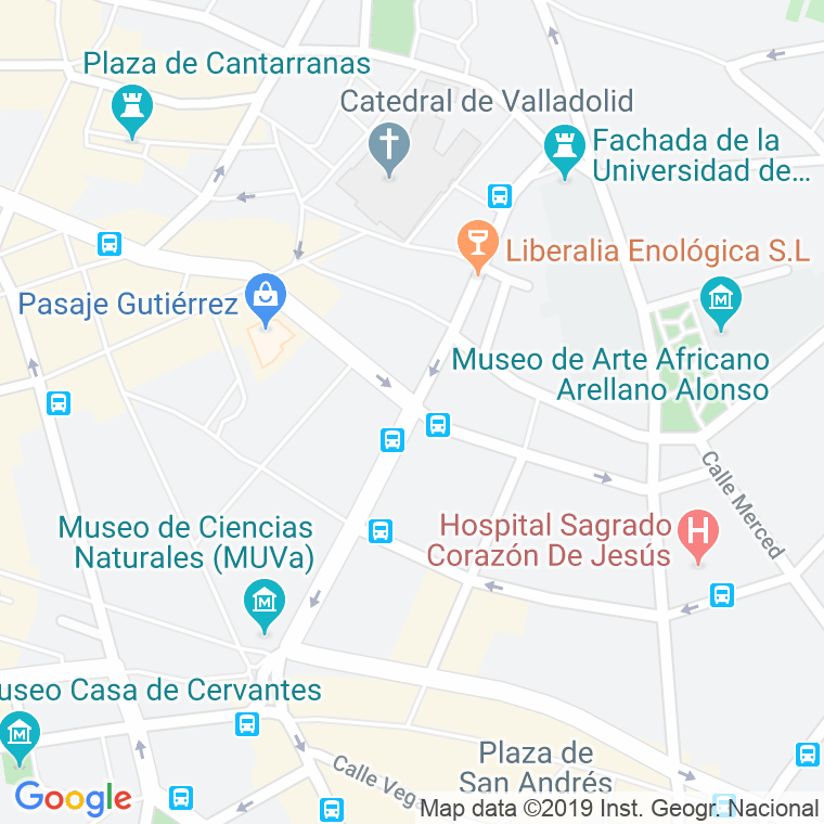 Código Postal calle Lopez Gomez en Valladolid