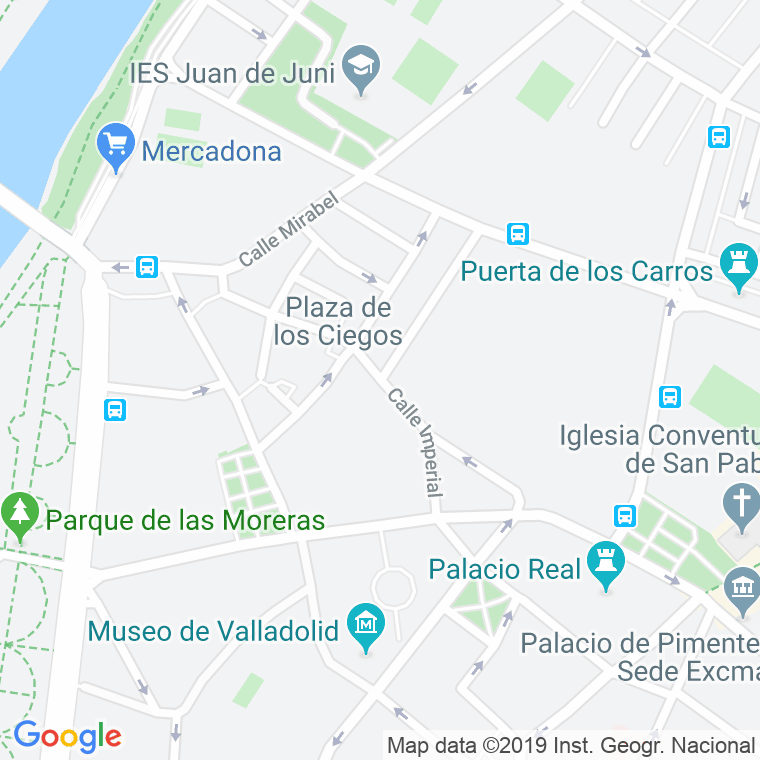 Código Postal calle Imperial en Valladolid
