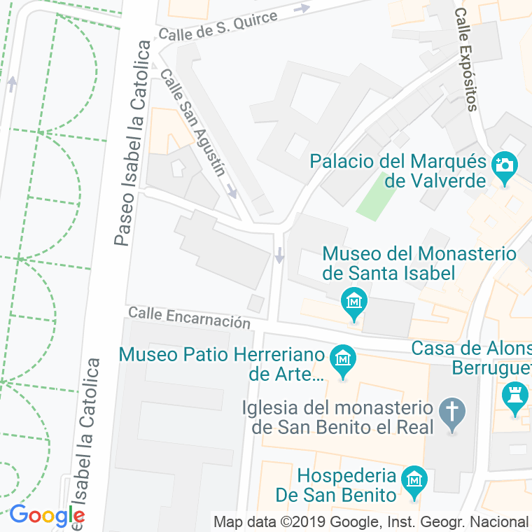Código Postal calle San Agustin en Valladolid