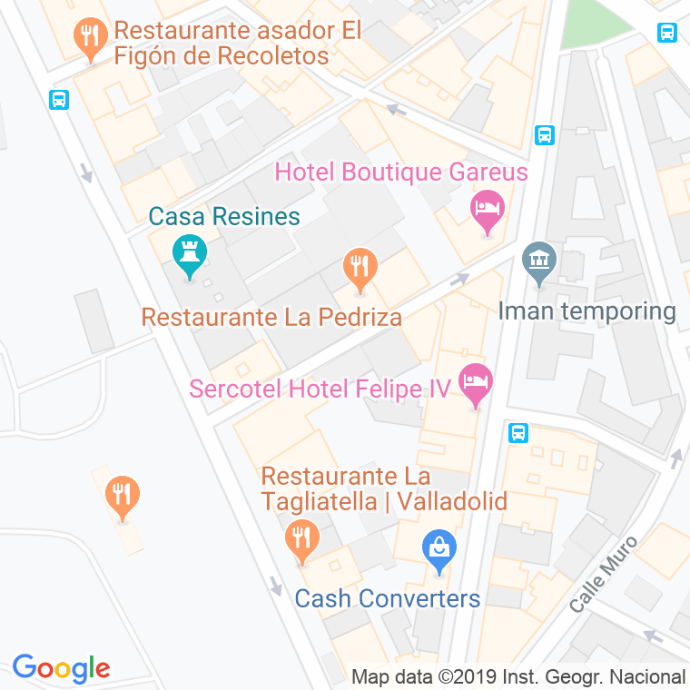 Código Postal calle Colmenares en Valladolid