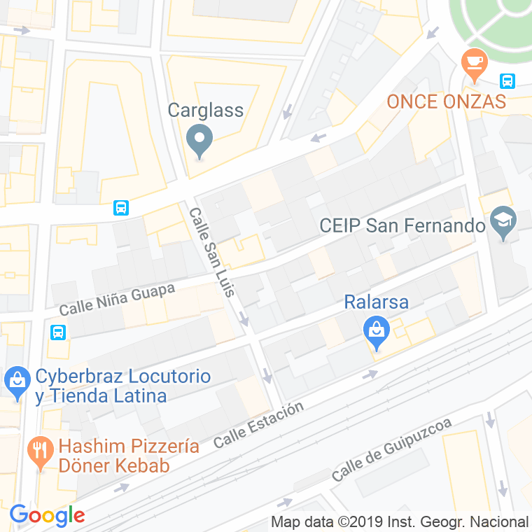 Código Postal calle Niña Guapa en Valladolid