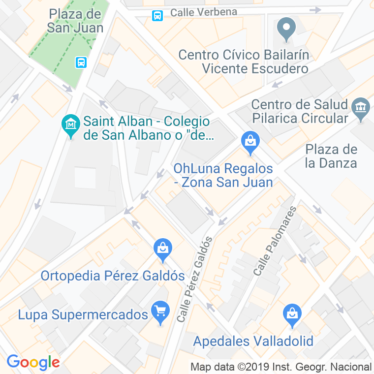Código Postal calle Artesania en Valladolid