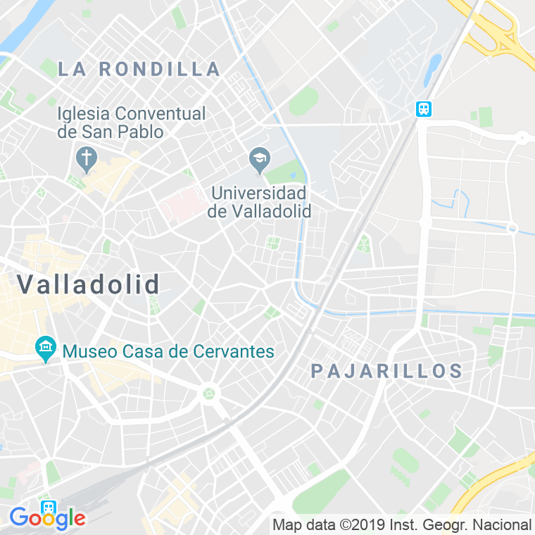 Código Postal calle Centro en Valladolid