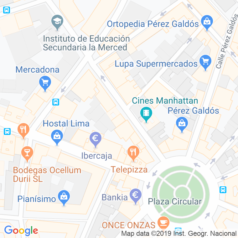 Código Postal calle Cervantes en Valladolid