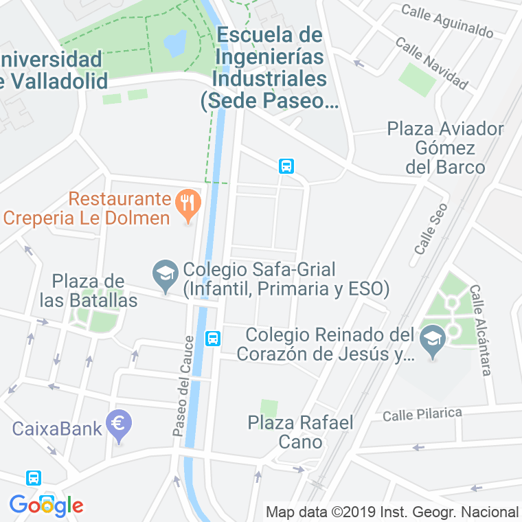 Código Postal calle Doce De Octubre en Valladolid