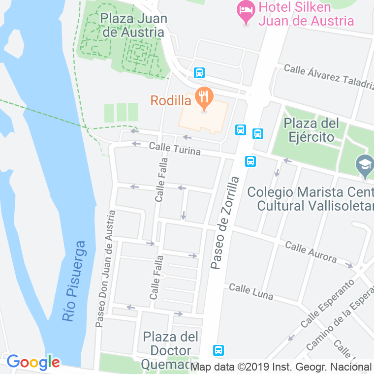 Código Postal calle Chueca en Valladolid