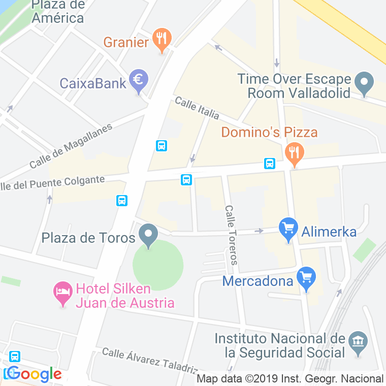 Código Postal calle Catalina Adulce en Valladolid