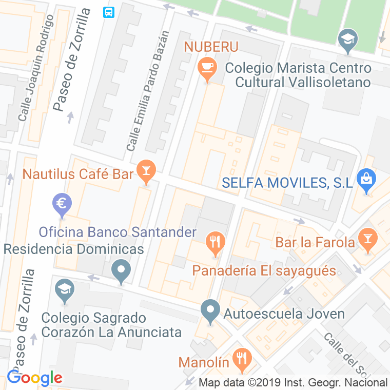 Código Postal calle Dia en Valladolid