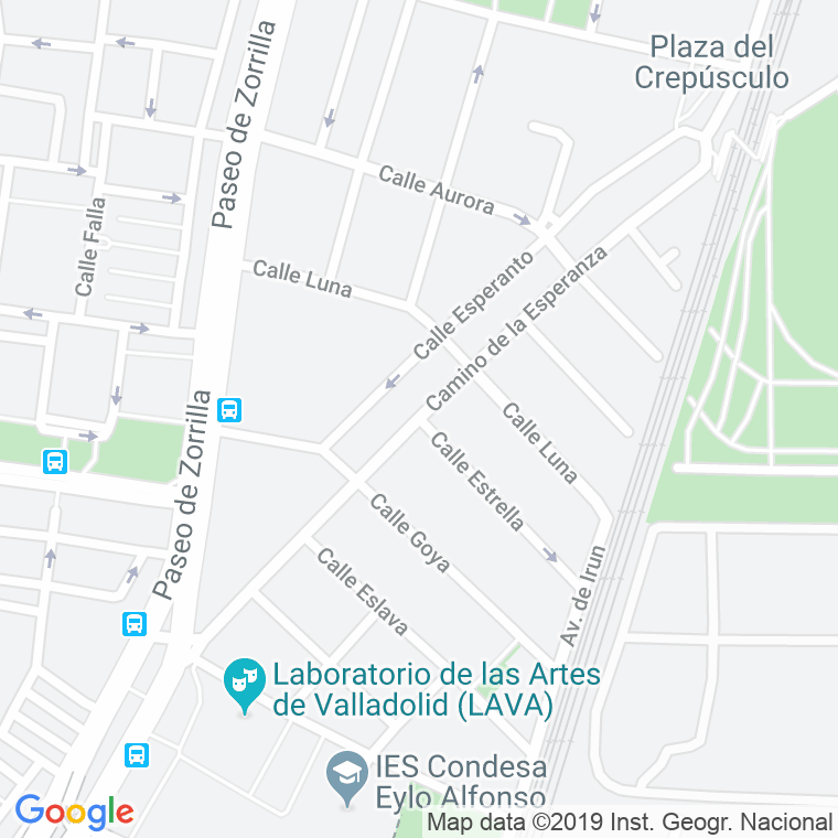 Código Postal calle Estrella en Valladolid